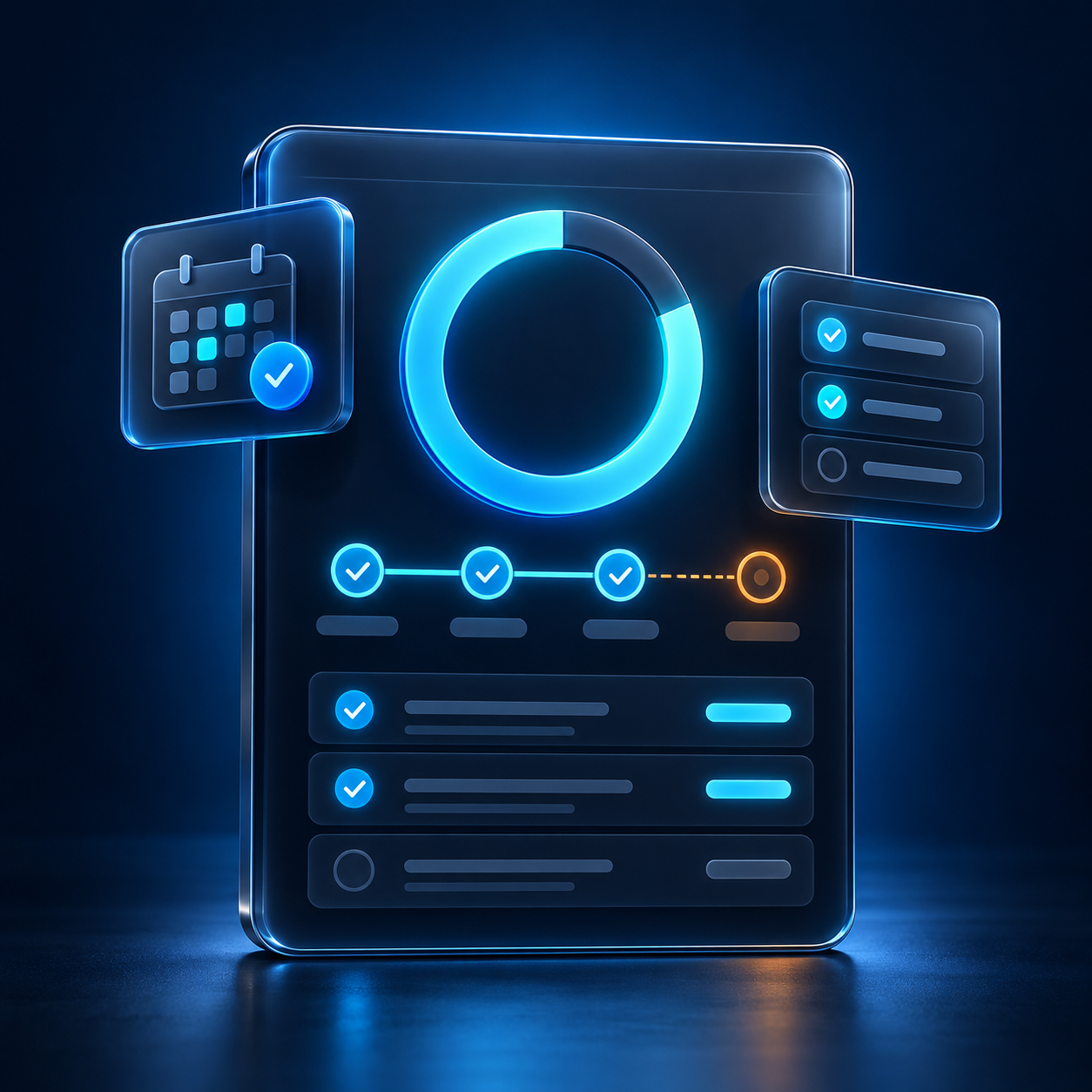 Panel visual de seguimiento, cumplimiento y avance de un proyecto